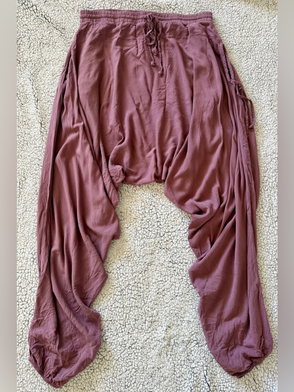 Buddha Pants - Dusty Rose Harem Pants